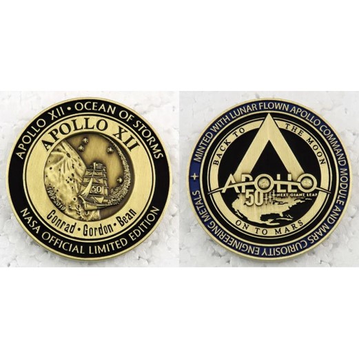 Medallion Apollo XII 50th Anniversary